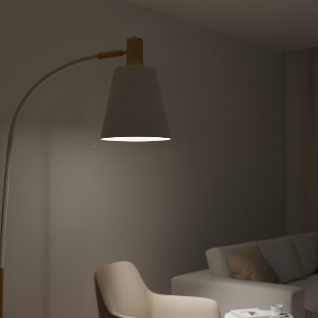 ELARA - Lampa stojąca, Golden White