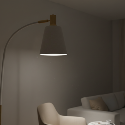 ELARA - Lampa stojąca, Golden White